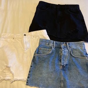 Three denim skirt bundle! All size 26